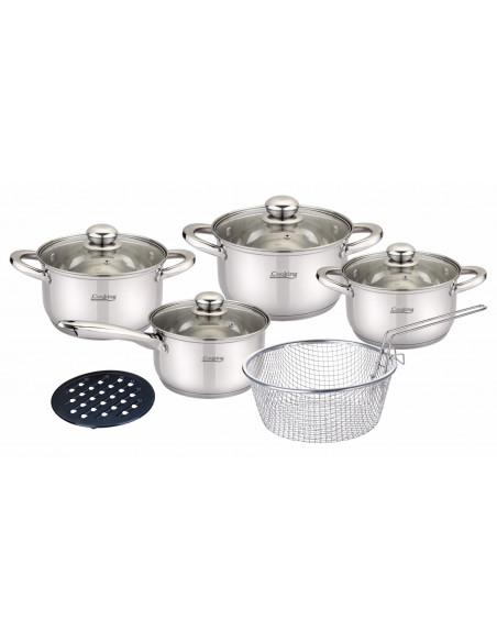MADELINE, SET GATIT INOX 10 PIESE, COOKING BY MADELINE, SET GATIT INOX 10 PIESE, COOKING BY