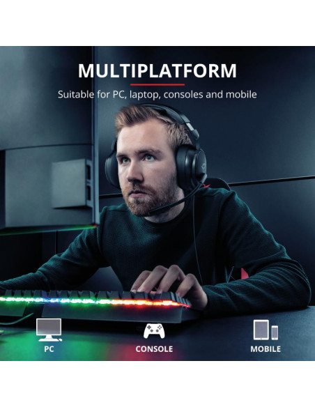 Casti cu microfon Trust GXT 433 Pylo Multiplatform Gaming