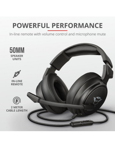 Casti cu microfon Trust GXT 433 Pylo Multiplatform Gaming
