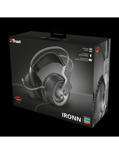 Casti cu microfon Trust GXT 430 Ironn Gaming, negru,TR-23209