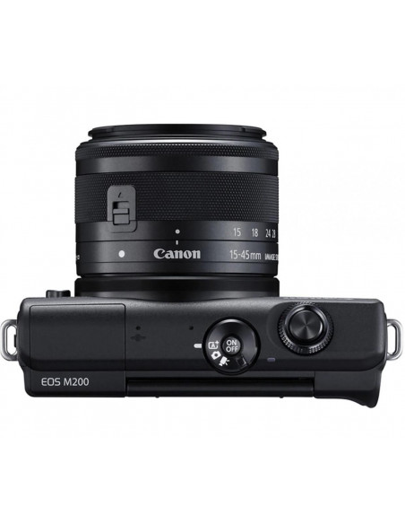 Camera foto mirrorless Canon EOS M200 kit EF-M 15-45mm