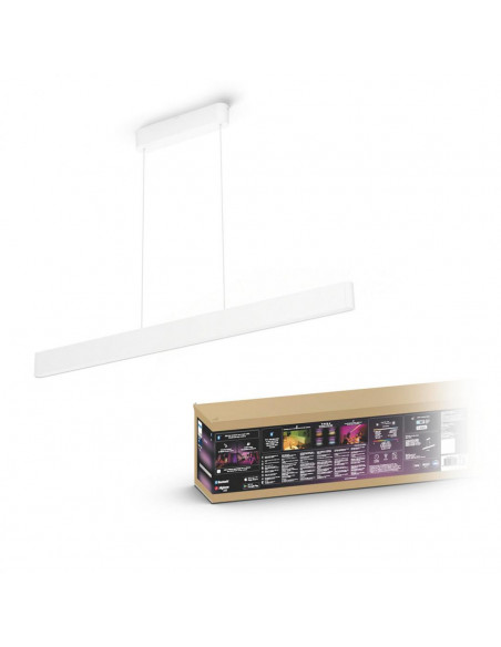 Lustra LED RGBW integrat Philips Ensis HUE, Bluetooth, 2 x 39W