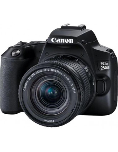 Camera foto Canon DSLR EOS 250D + 18-55 IS STM kit, Black