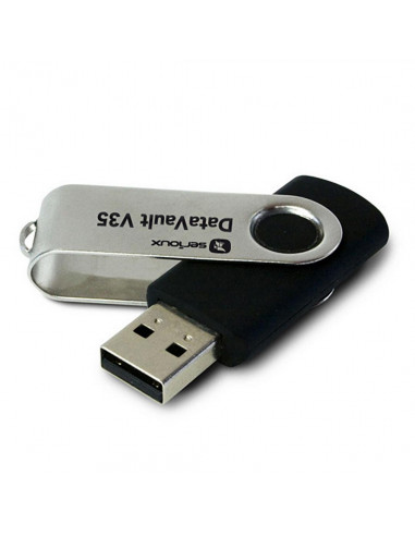 USB Flash Drive Serioux 128GB DataVault V35, USB 3.0, black