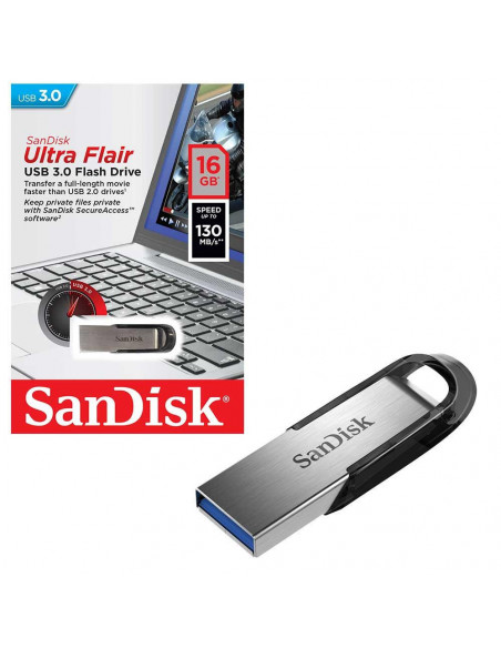 Memorie USB Flash Drive SanDisk Ultra Flair, 16GB, USB