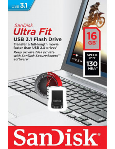 Memorie USB Flash Drive SanDisk Ultra Fit, 16GB, USB 2