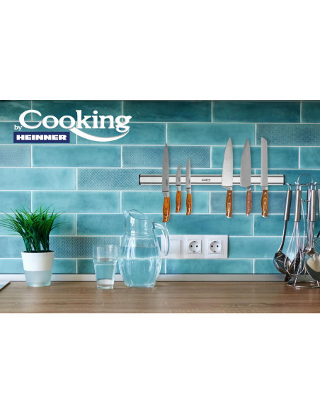 SUPORT MAGNETIC PENTRU CUTITE 61.5X4.5X1.9CM, ALUMINIU, COOKING SUPORT MAGNETIC PENTRU CUTITE 61.5X4.5X1.9CM, ALUMINIU, COOKING