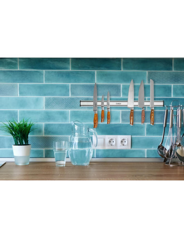 SUPORT MAGNETIC PENTRU CUTITE 61.5X4.5X1.9CM, ALUMINIU, COOKING SUPORT MAGNETIC PENTRU CUTITE 61.5X4.5X1.9CM, ALUMINIU, COOKING