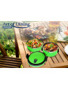 CASEROLA TERMICA DUBLA, 2x0.7L, VERDE, ART OF DINING BY