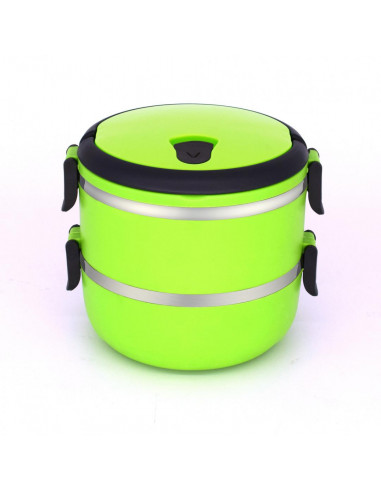 CASEROLA TERMICA DUBLA, 2x0.7L, VERDE, ART OF DINING BY