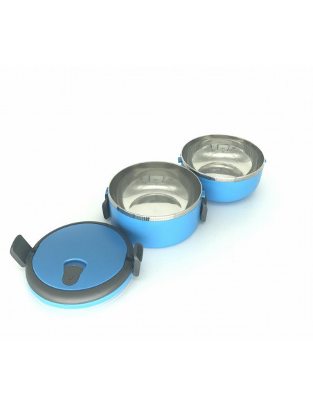 CASEROLA TERMICA DUBLA, 2x0.7L, ALBASTRA, ART OF DINING BY