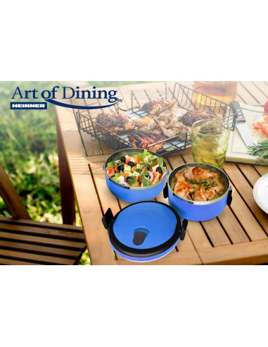 CASEROLA TERMICA DUBLA,2x0.7L, ART OF DINNING BY HEINNER ( mix