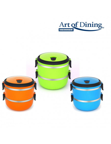 CASEROLA TERMICA DUBLA,2x0.7L, ART OF DINNING BY HEINNER ( mix