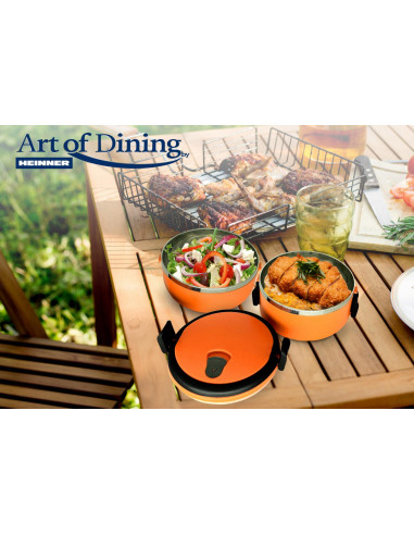 CASEROLA TERMICA DUBLA,2x0.7L, ART OF DINNING BY HEINNER ( mix