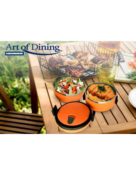 CASEROLA TERMICA DUBLA,2x0.7L, ART OF DINNING BY HEINNER ( mix