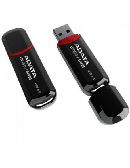 AUV150-64G-RBK,Memory drive flash usb3.1 64gb/black auv150-64g-rbk adata