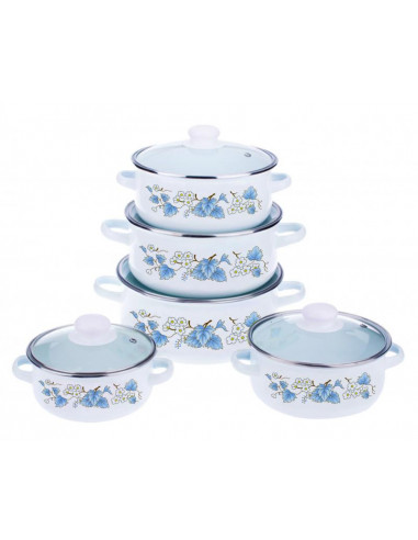 SET GATIT 10 PIESE EMAILAT, AJARA, VANORA HOME,VN-E-C532