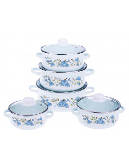 SET GATIT 10 PIESE EMAILAT, AJARA, VANORA HOME,VN-E-C532