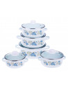 SET GATIT 10 PIESE EMAILAT, AJARA, VANORA HOME,VN-E-C532