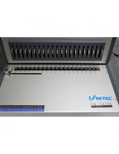 Aparat pentru indosariat cu inele din plastic UNITEC