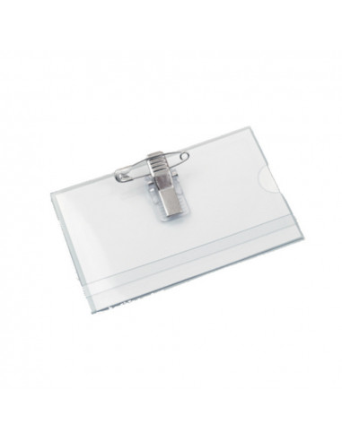 Ecusoane PVC rigide cu clips si ac, 350 microni