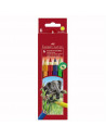 FC111206,Creioane Colorate Jumbo Faber-Castell, 6 culori