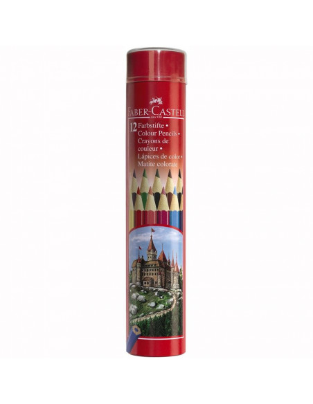FC115827,Creioane Colorate Faber-Castell In Tub, 24 culori