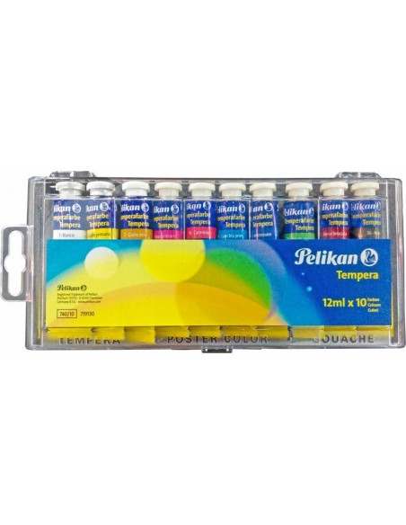 719130,Tempera Set 10 Culori 12 Ml 740/4 T10 719130,Tempera Set 10 Culori 12 Ml 740/4 T10