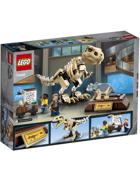 LEGO Jurassic World Expozitia fosilei dinozaurului T. rex,76940