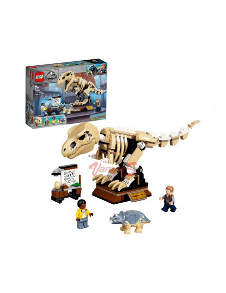 LEGO Jurassic World Expozitia fosilei dinozaurului T. rex,76940