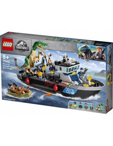 LEGO Jurassic World Evadarea cu barca a dinozaurului