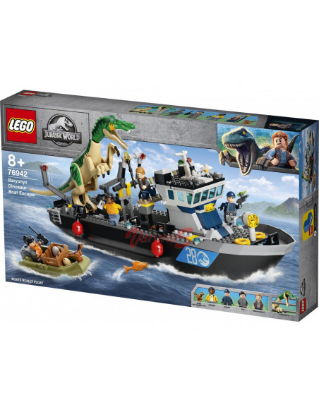 LEGO Jurassic World Evadarea cu barca a dinozaurului
