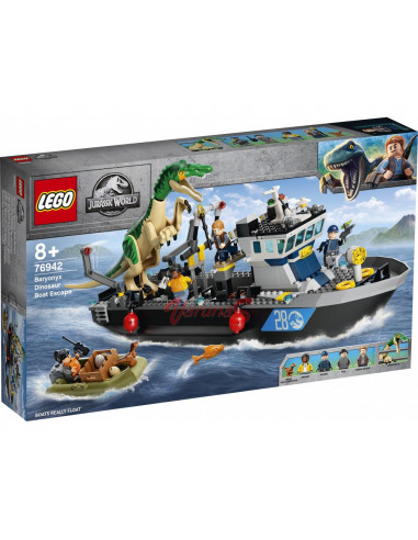 LEGO Jurassic World Evadarea cu barca a dinozaurului