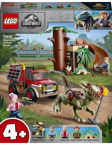 LEGO Jurassic World Evadarea dinozaurului Stygimoloch,76939