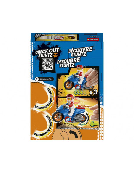 LEGO City Stuntz Motocicleta de cascadorie-racheta,60298