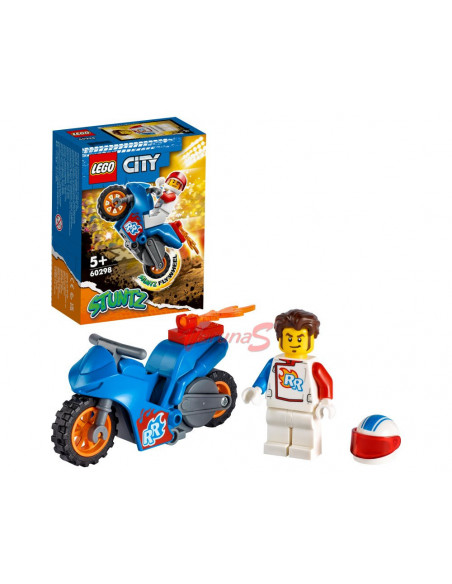 LEGO City Stuntz Motocicleta de cascadorie-racheta,60298