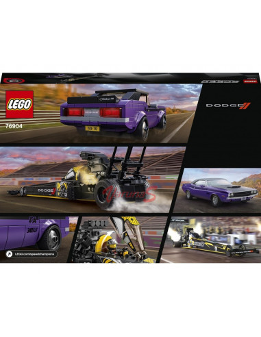 LEGO Speed Champions Mopar Dodge//SRT Top Fuel Dragster si