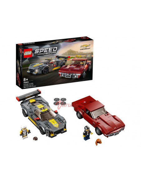 LEGO Speed Champions Masina de curse Chevrolet Corvette C8.R si