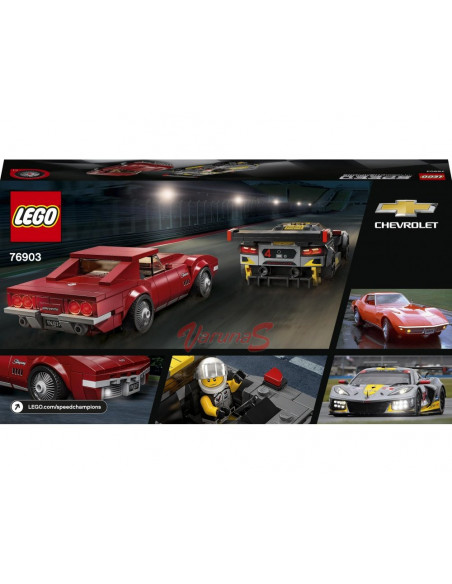 LEGO Speed Champions Masina de curse Chevrolet Corvette C8.R si