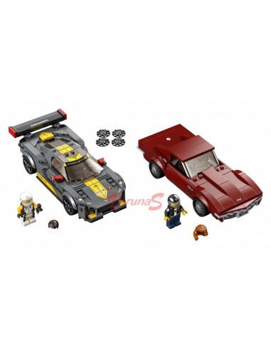 LEGO Speed Champions Masina de curse Chevrolet Corvette C8.R si