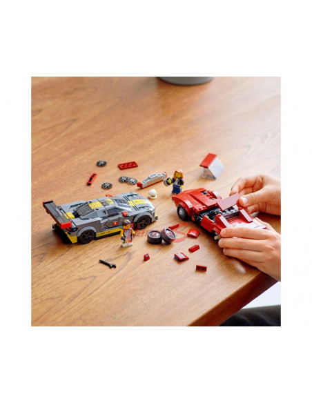 LEGO Speed Champions Masina de curse Chevrolet Corvette C8.R si