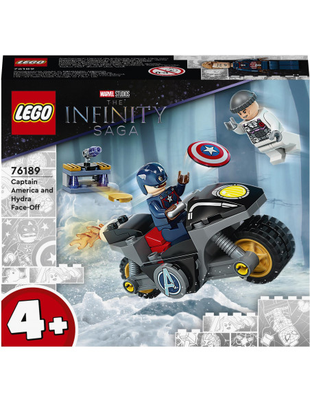 LEGO Marvel infruntarea dintre Captain America si Hydra,76189