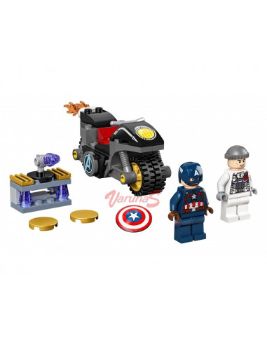LEGO Marvel infruntarea dintre Captain America si Hydra,76189