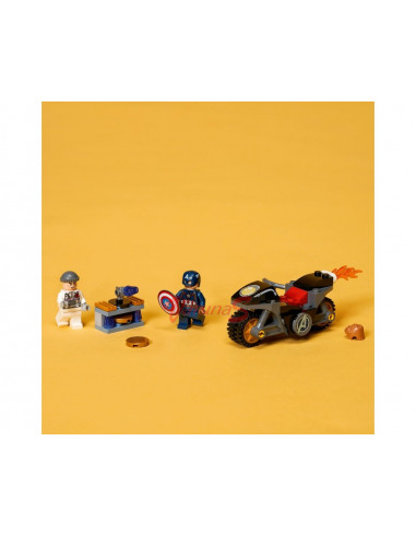 LEGO Marvel infruntarea dintre Captain America si Hydra,76189