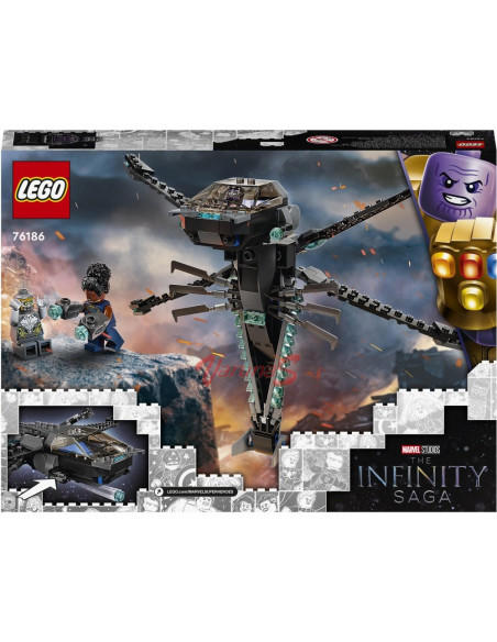 LEGO Marvel Nava libelula a Panterei negre,76186