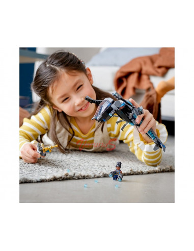 LEGO Marvel Nava libelula a Panterei negre,76186