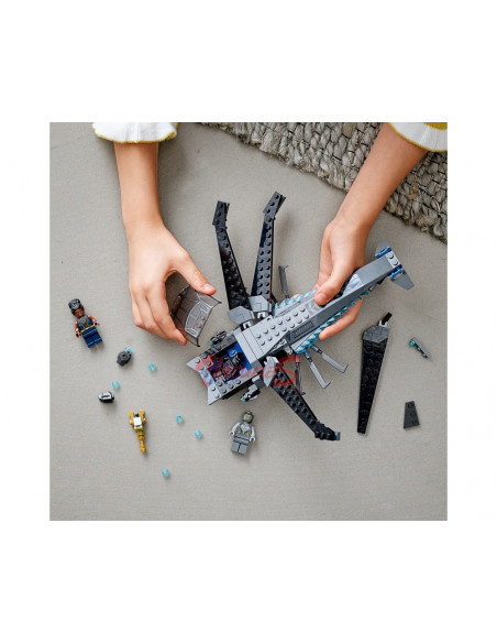 LEGO Marvel Nava libelula a Panterei negre,76186