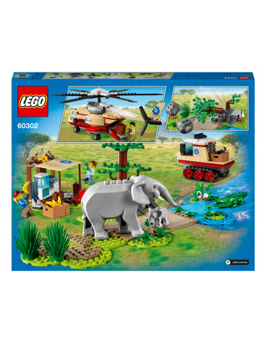 LEGO City Operatiune de salvare a animalelor salbatice,60302