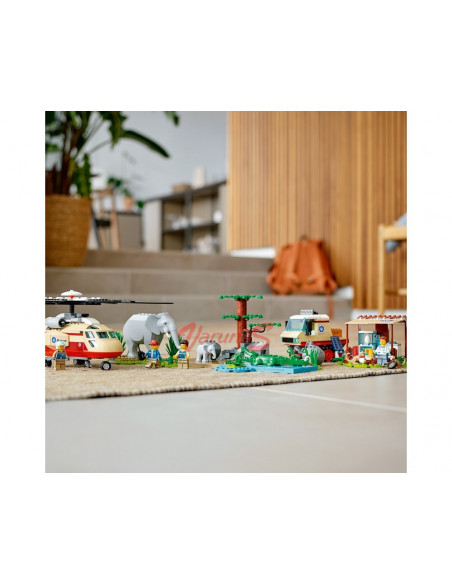 LEGO City Operatiune de salvare a animalelor salbatice,60302