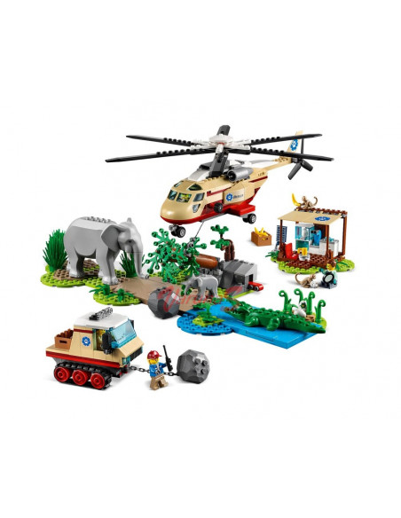 LEGO City Operatiune de salvare a animalelor salbatice,60302